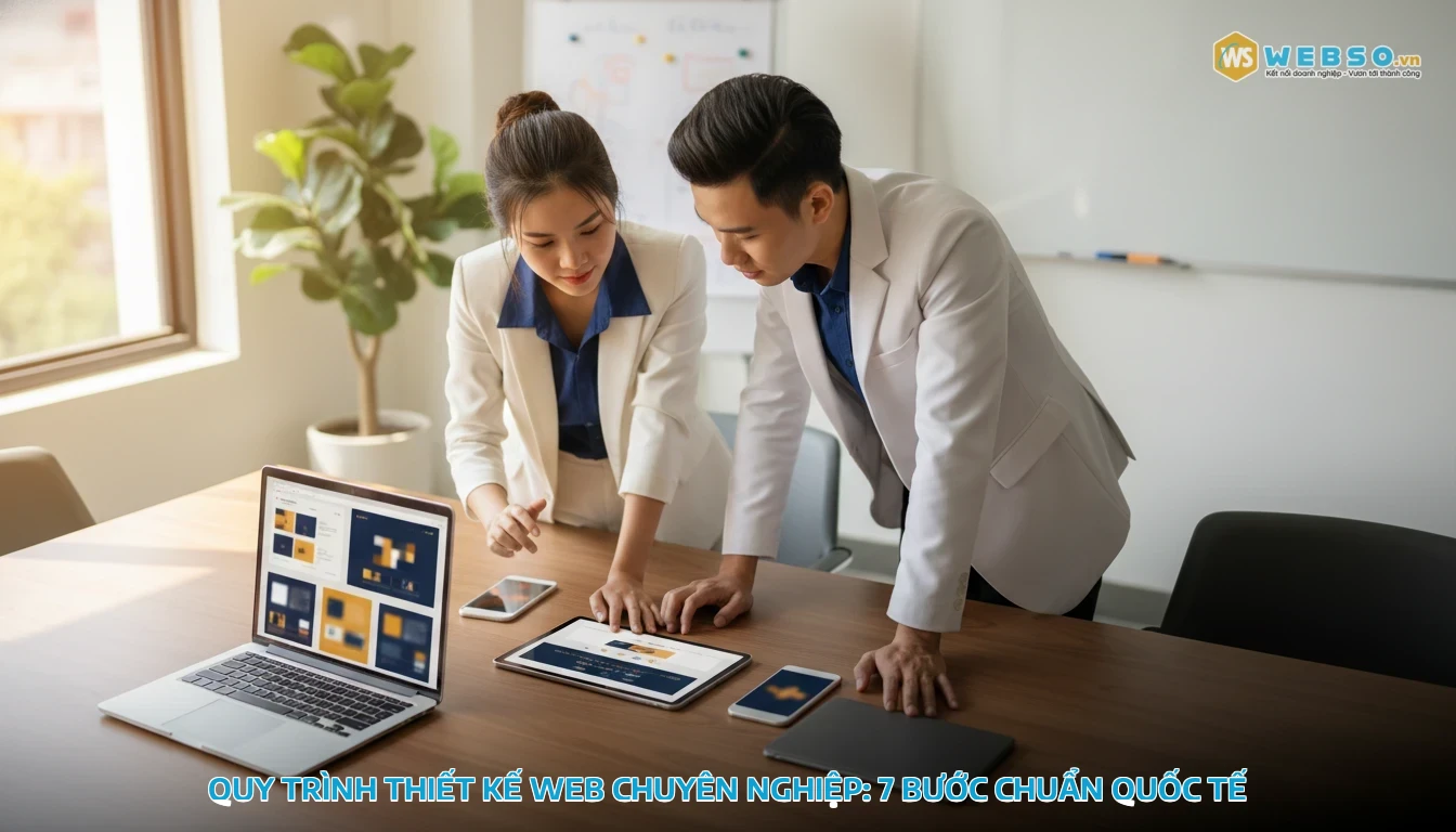 thiết kế web vũng tàu - Quy trình thiết kế web chuyên nghiệp: 7 bước chuẩn quốc tế