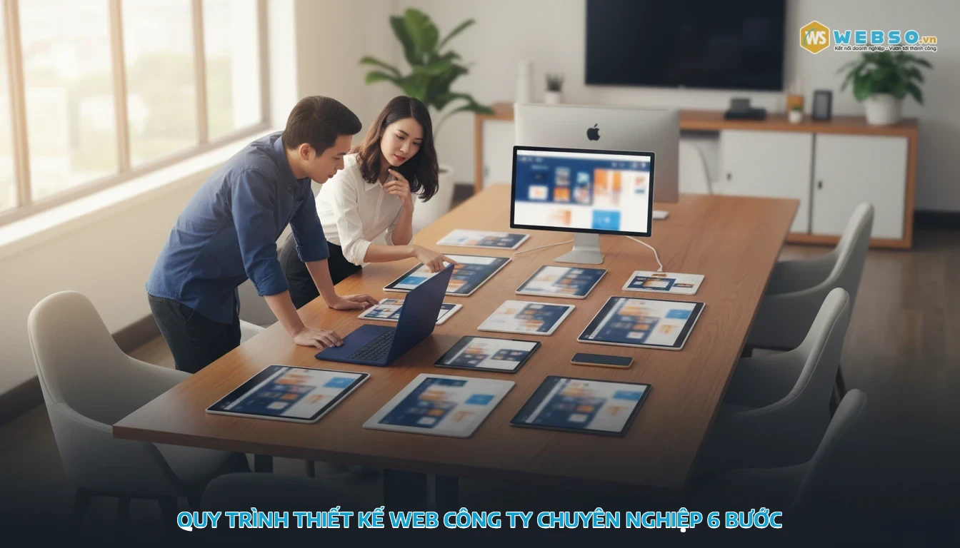 thiết kế web công ty - Quy Trình Thiết Kế Web Công Ty Chuyên Nghiệp 6 Bước