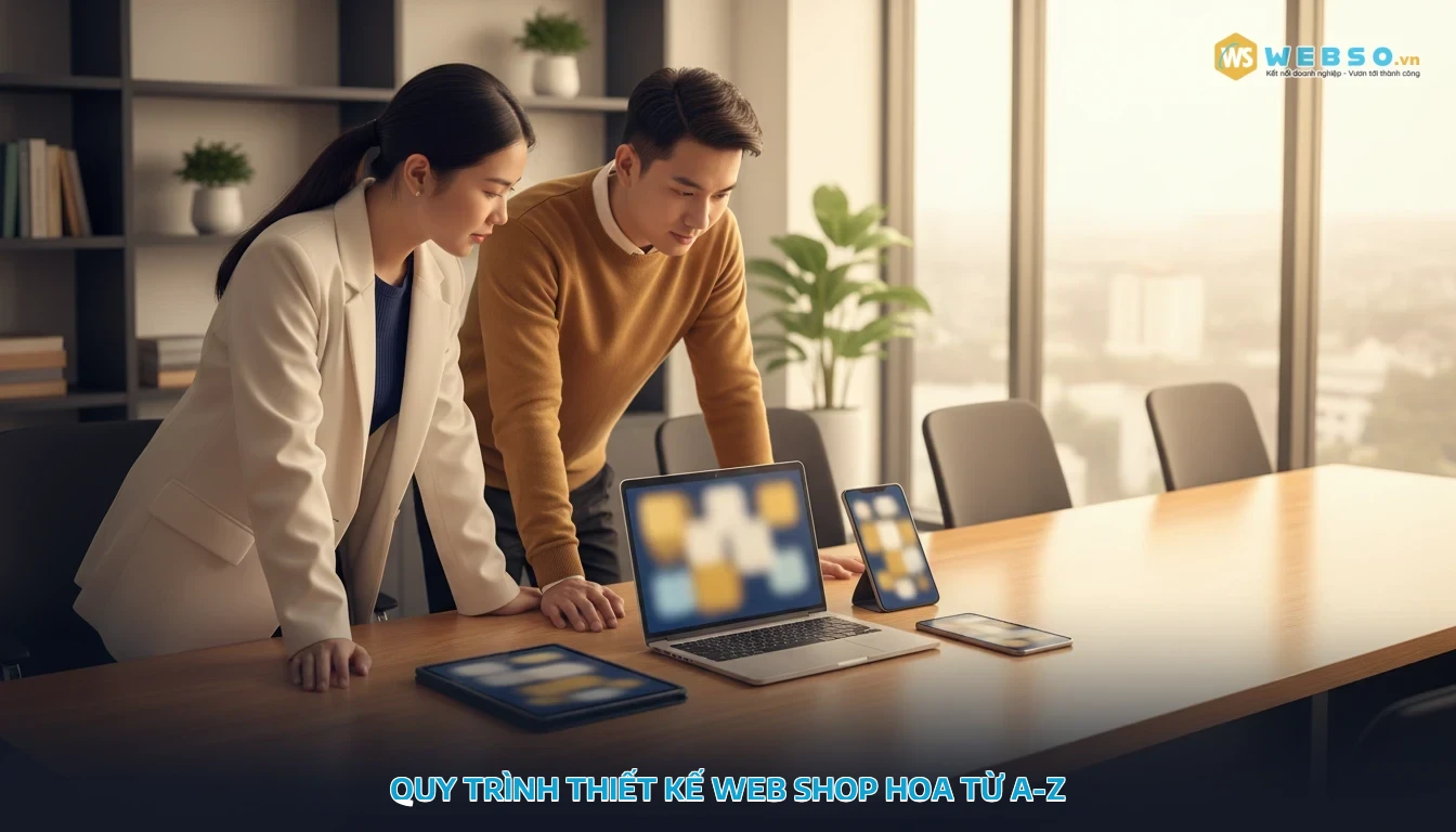 thiết kế web shop hoa - Quy trình thiết kế web shop hoa từ A-Z