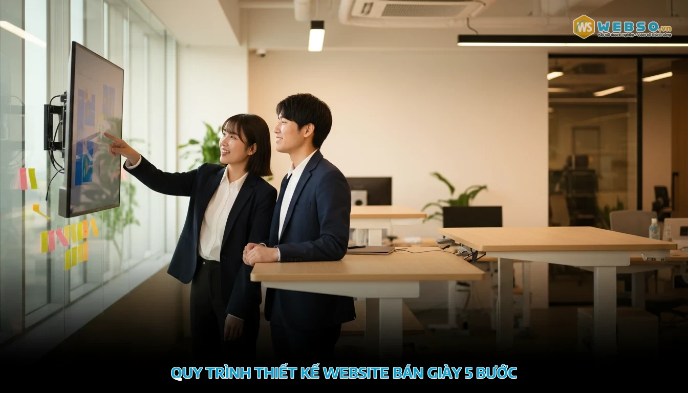 thiết kế website bán giày - Quy Trình Thiết Kế Website Bán Giày 5 Bước