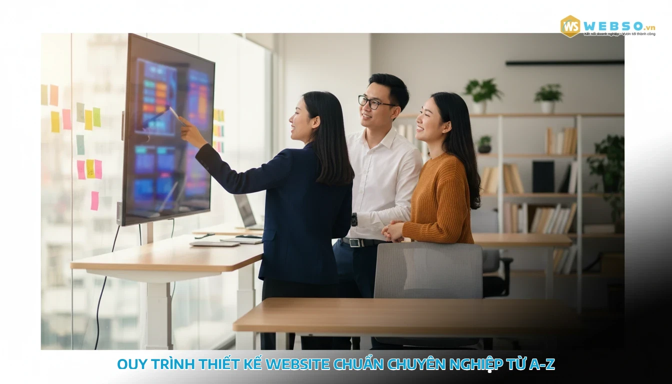 thiết kế website tại nghệ an - Quy trình thiết kế website chuẩn chuyên nghiệp từ A-Z
