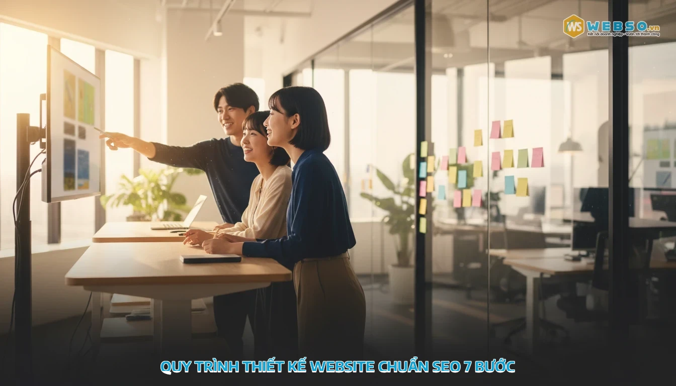 thiết kế web quảng ngãi - Quy Trình Thiết Kế Website Chuẩn SEO 7 Bước