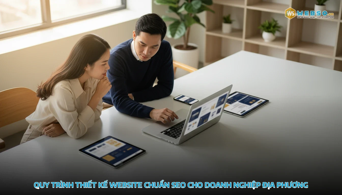 thiết kế website tại thái nguyên - Quy trình thiết kế website chuẩn SEO cho doanh nghiệp địa phương