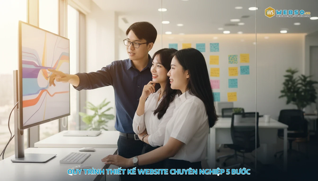 thiết kế website tại bạc liêu - Quy trình thiết kế website chuyên nghiệp 5 bước