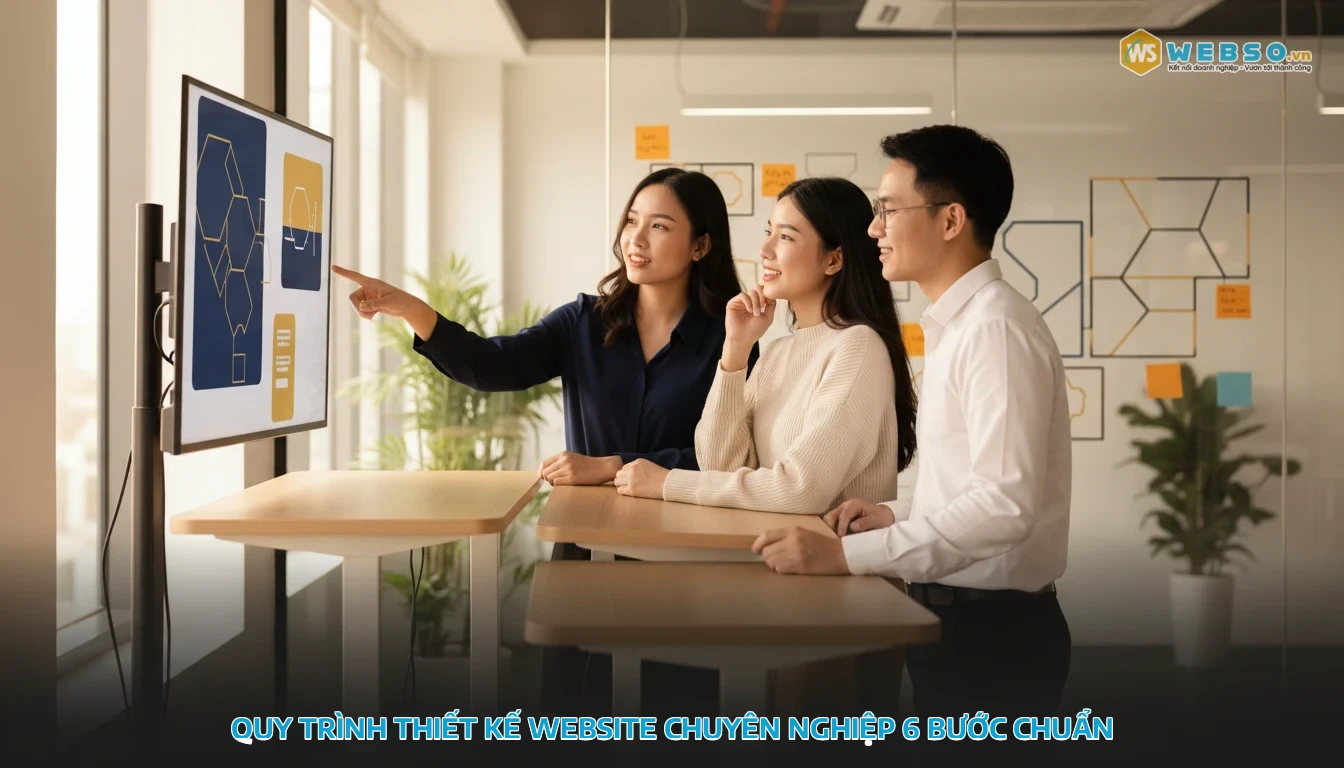 thiết kế website thủ đức - Quy trình thiết kế website chuyên nghiệp 6 bước chuẩn