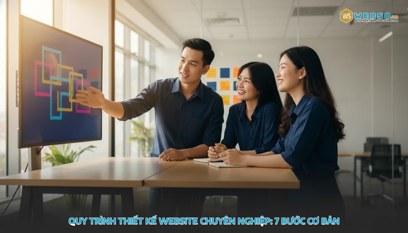 thiết kế website ninh bình - Quy Trình Thiết Kế Website Chuyên Nghiệp: 7 Bước Cơ Bản
