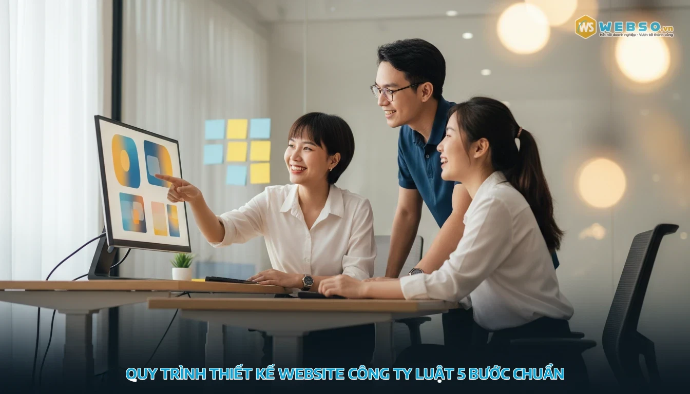 thiết kế website công ty luật - Quy trình thiết kế website công ty luật 5 bước chuẩn