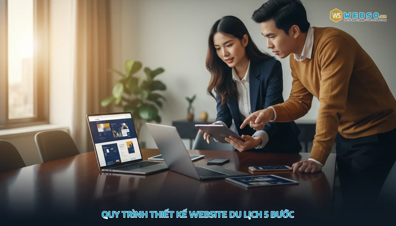thiết kế website du lịch - Quy Trình Thiết Kế Website Du Lịch 5 Bước