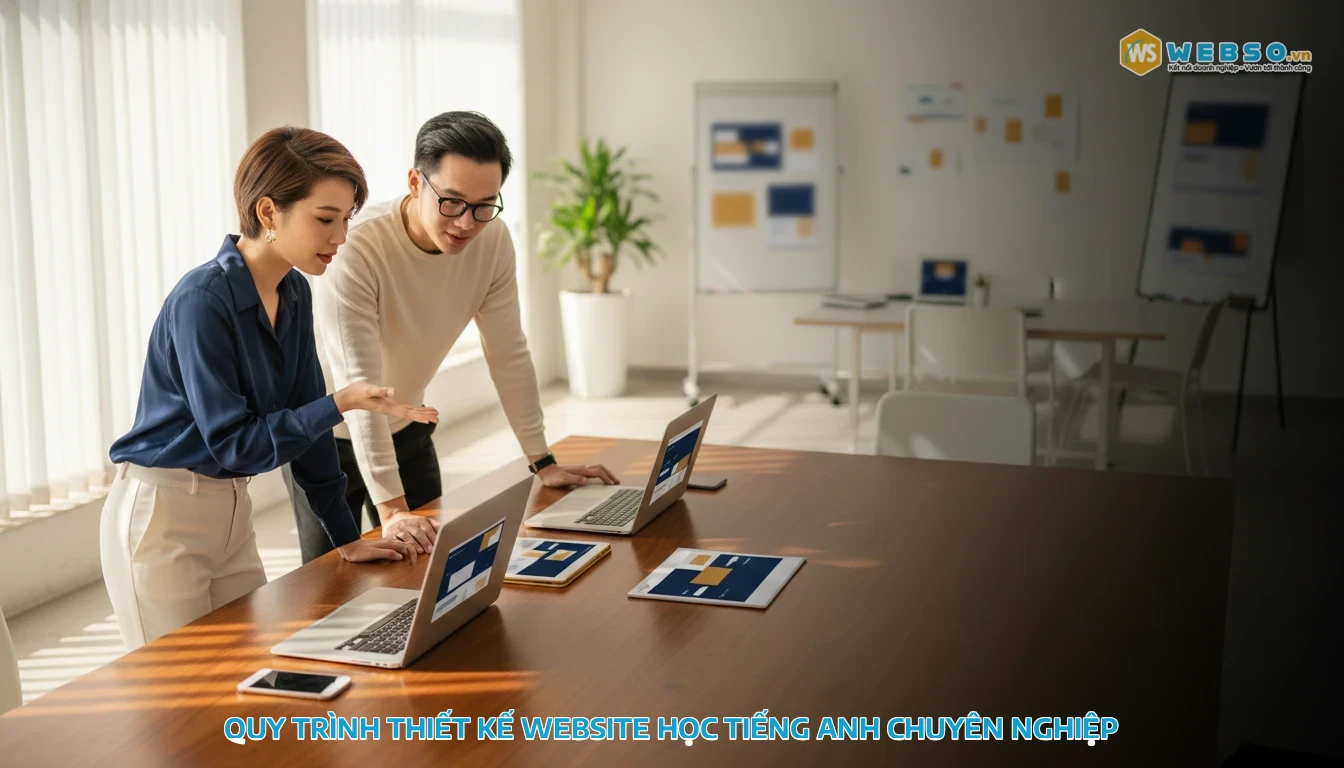 thiết kế website học tiếng anh - Quy Trình Thiết Kế Website Học Tiếng Anh Chuyên Nghiệp