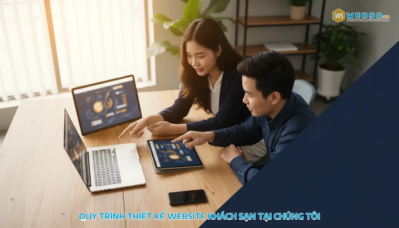 thiết kế website khách sạn - Quy trình thiết kế website khách sạn tại chúng tôi