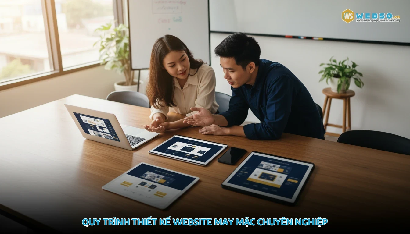 thiết kế website may mặc - Quy Trình Thiết Kế Website May Mặc Chuyên Nghiệp