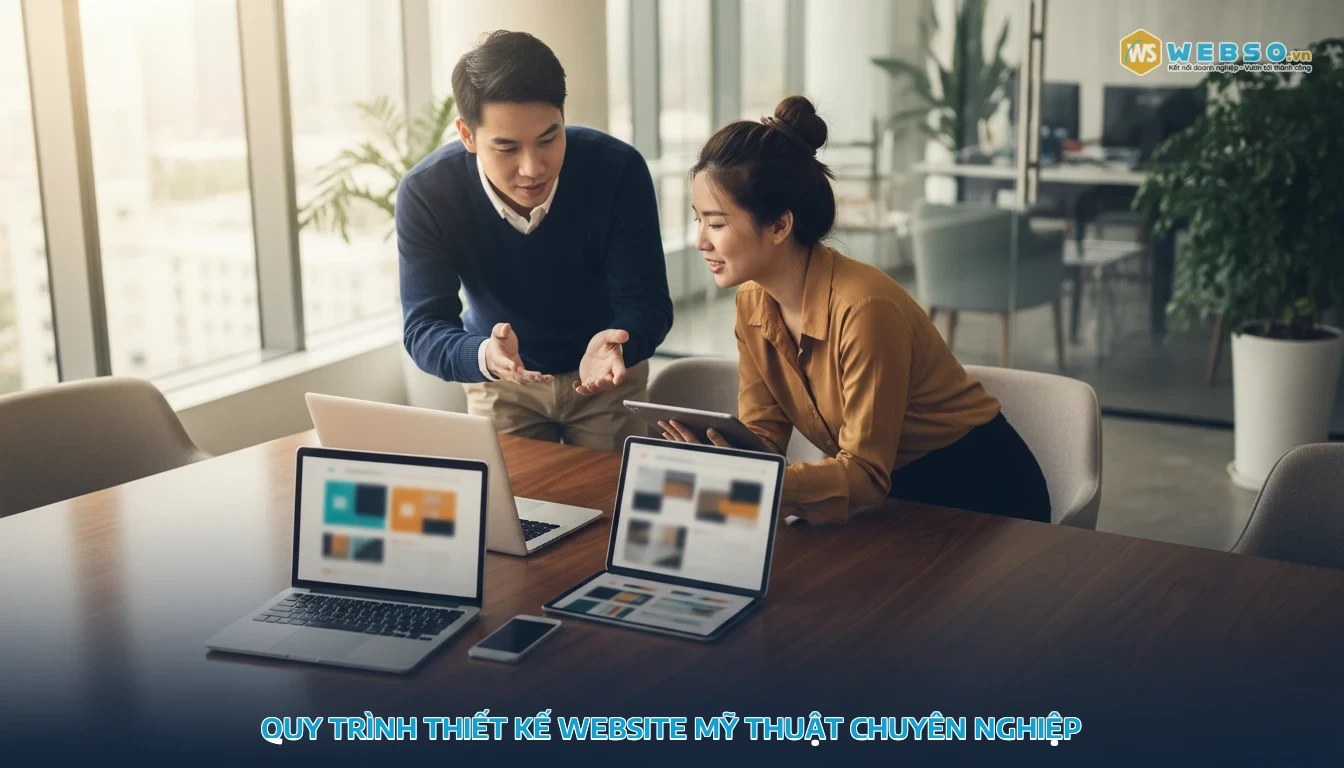 thiết kế website mỹ thuật - Quy trình thiết kế website mỹ thuật chuyên nghiệp