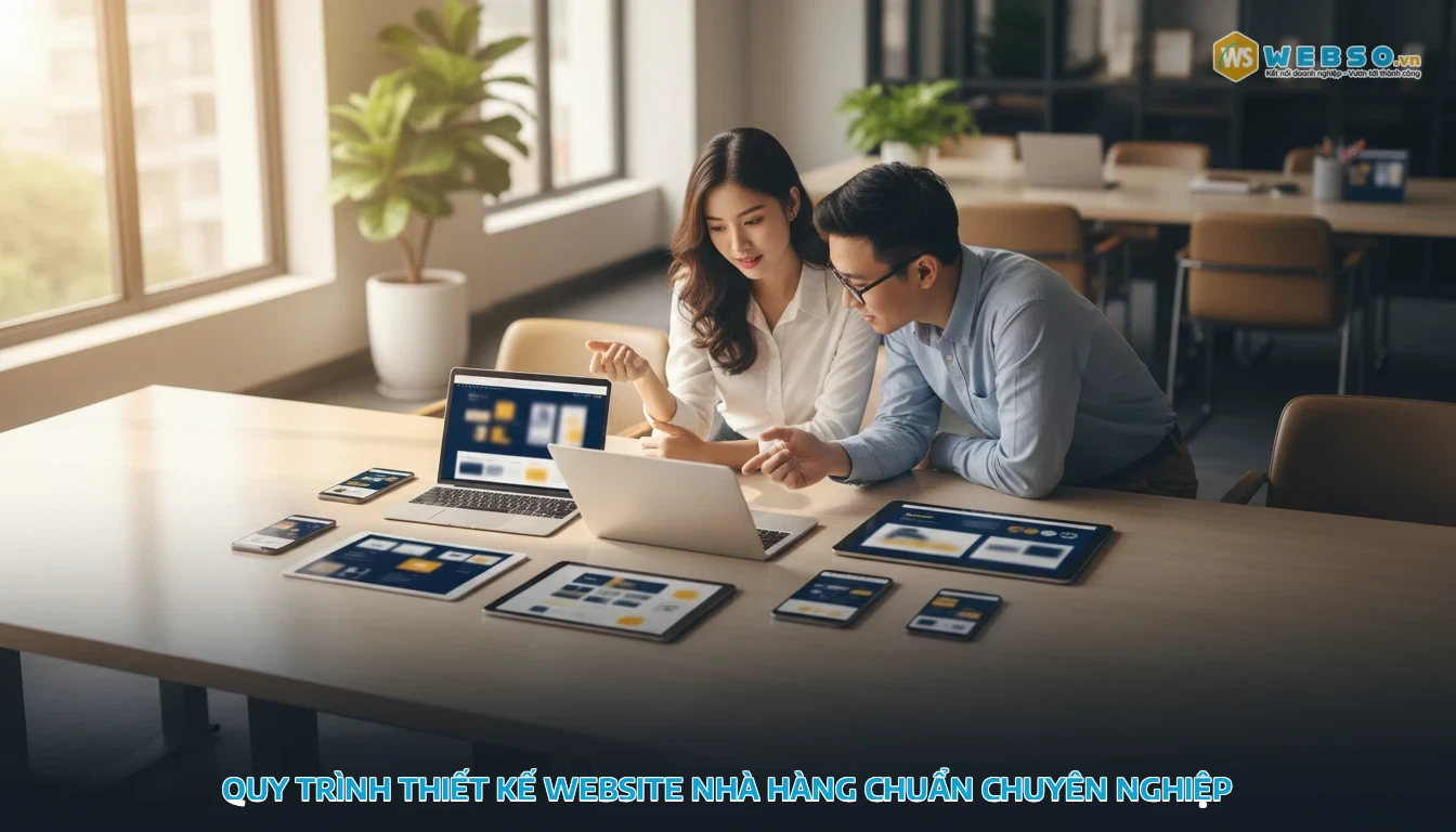 thiết kế website nhà hàng - Quy trình thiết kế website nhà hàng chuẩn chuyên nghiệp