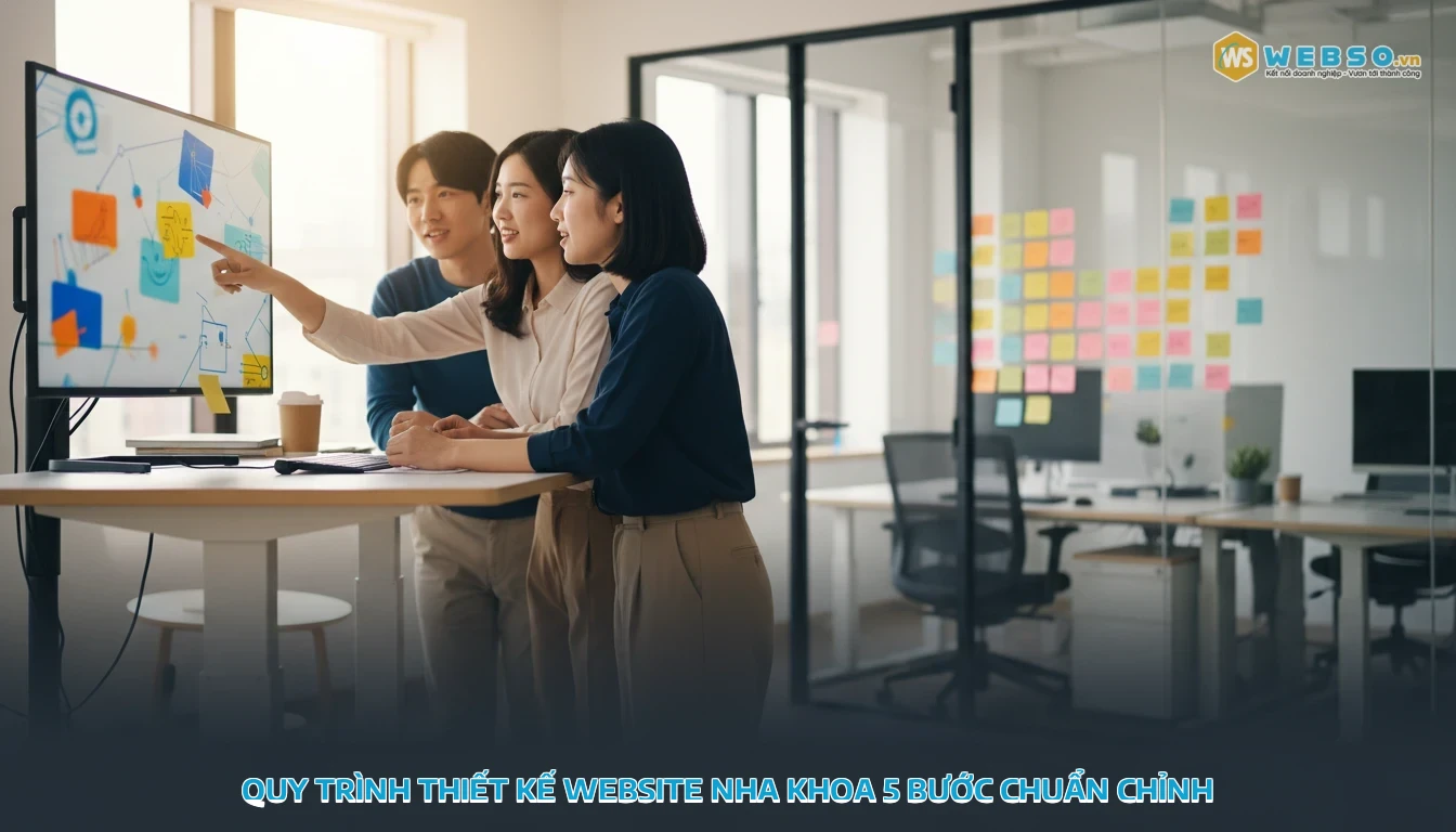 thiết kế website nha khoa - Quy trình thiết kế website nha khoa 5 bước chuẩn chỉnh