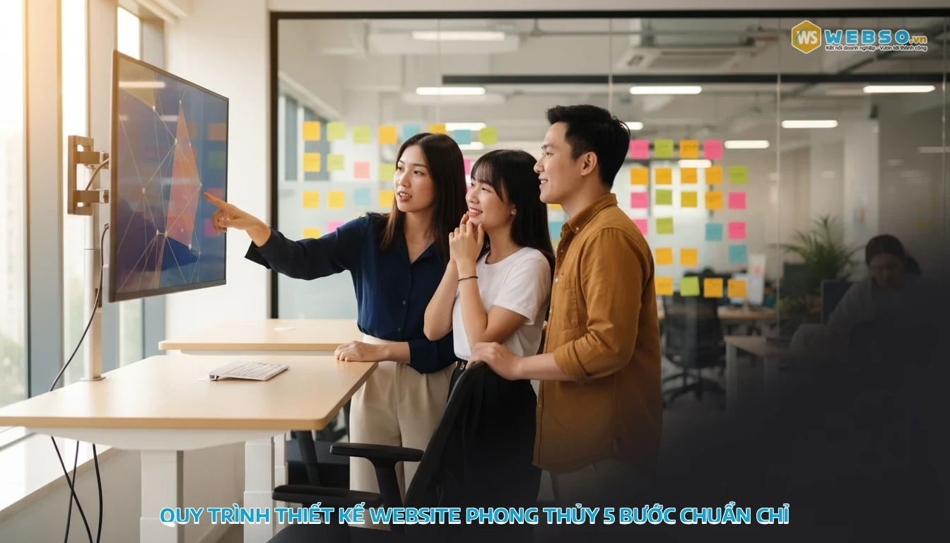 thiết kế website phong thủy - Quy trình thiết kế website phong thủy 5 bước chuẩn chỉ