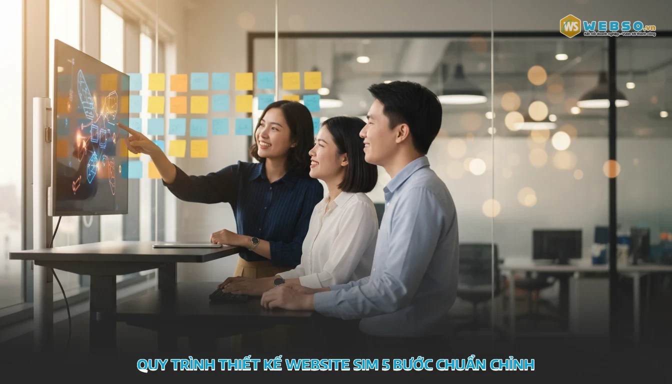 thiết kế website bán sim - Quy trình thiết kế website sim 5 bước chuẩn chỉnh