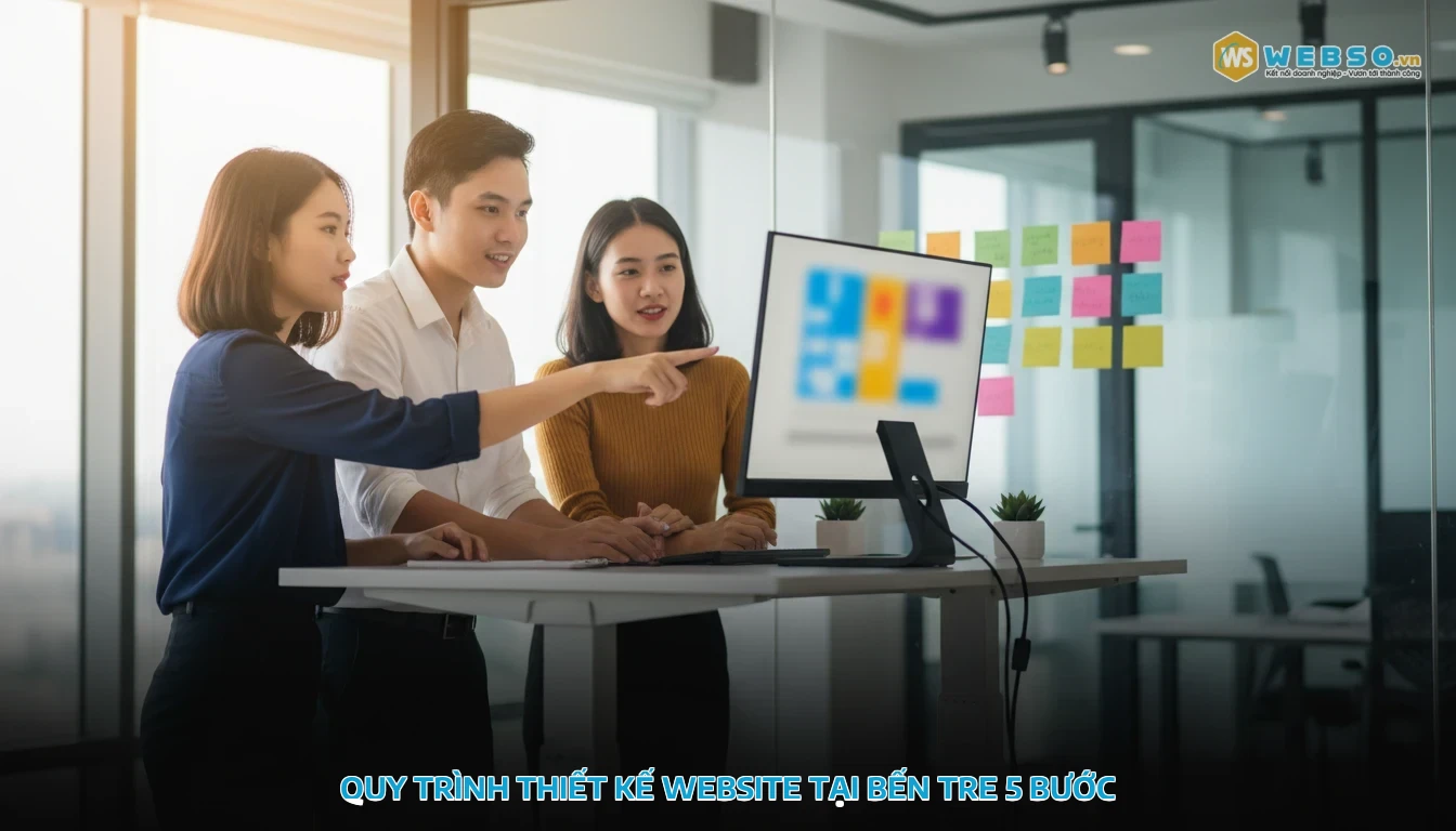 thiết kế website tại bến tre - Quy trình thiết kế website tại Bến Tre 5 bước