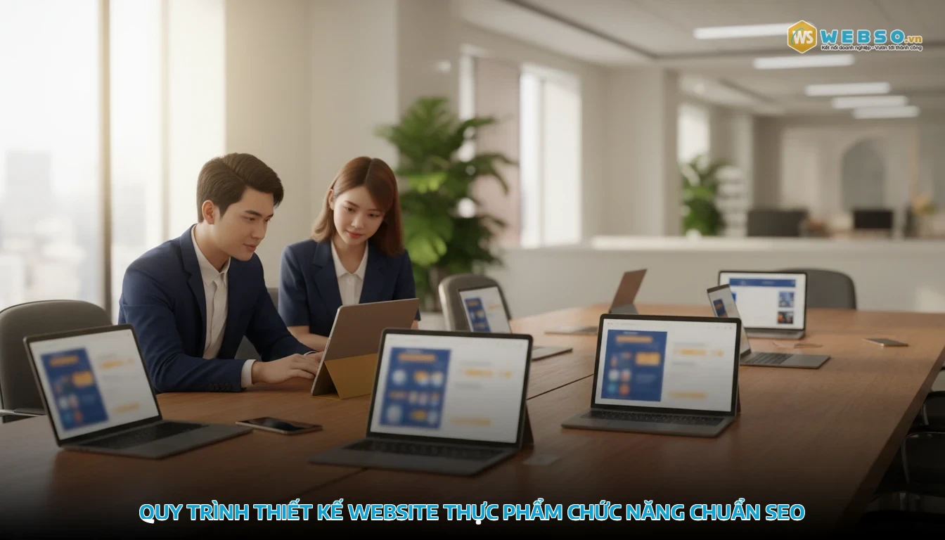 thiết kế website thực phẩm chức năng - Quy trình thiết kế website thực phẩm chức năng 5 bước chuẩn chỉ