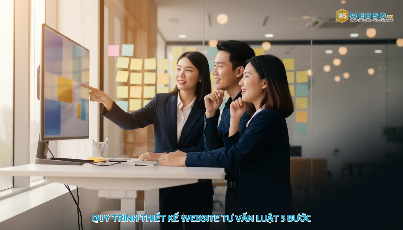 thiết kế website tư vấn luật - Quy trình thiết kế website tư vấn luật 5 bước