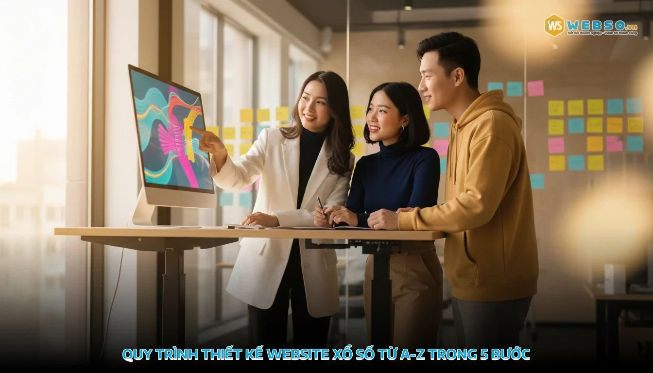 thiết kế web xổ số - Quy trình thiết kế website xổ số từ A-Z trong 5 bước