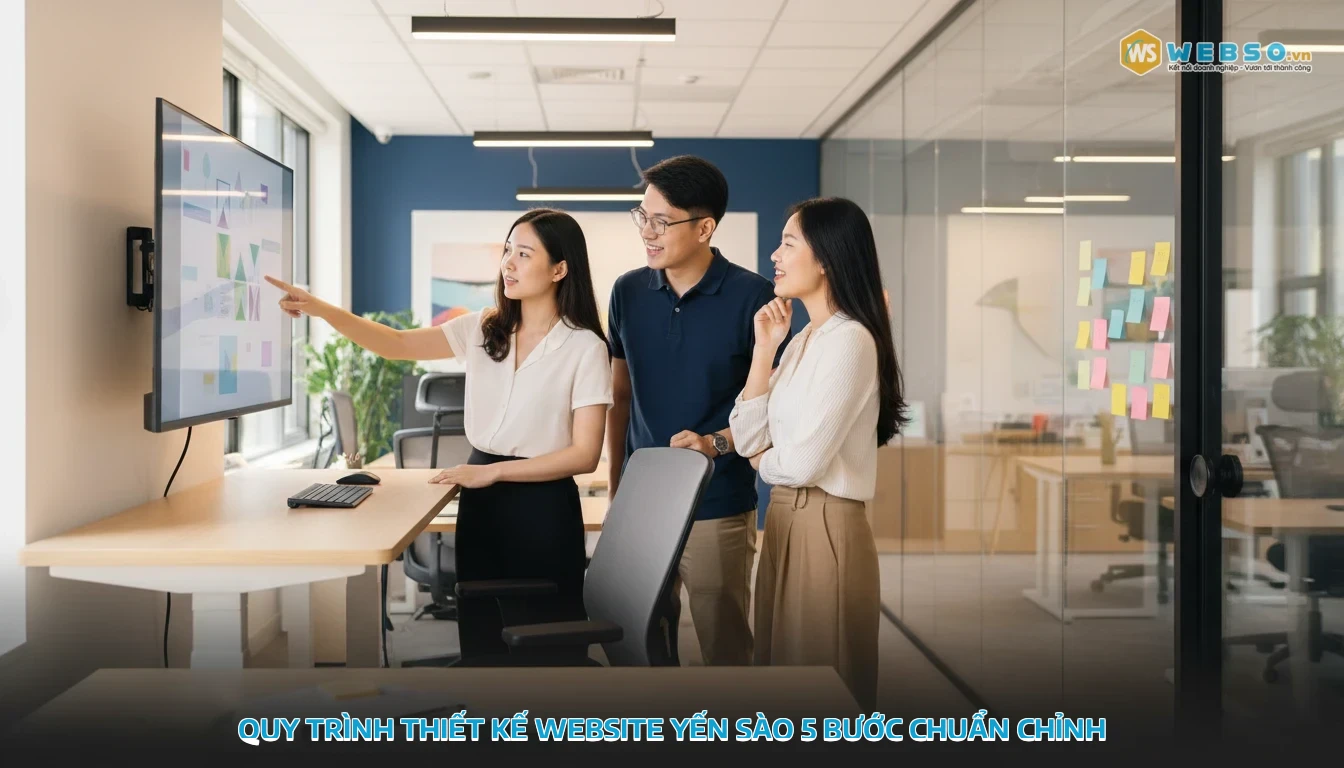 thiết kế website yến sào - Quy trình thiết kế website yến sào 5 bước chuẩn chuyên nghiệp