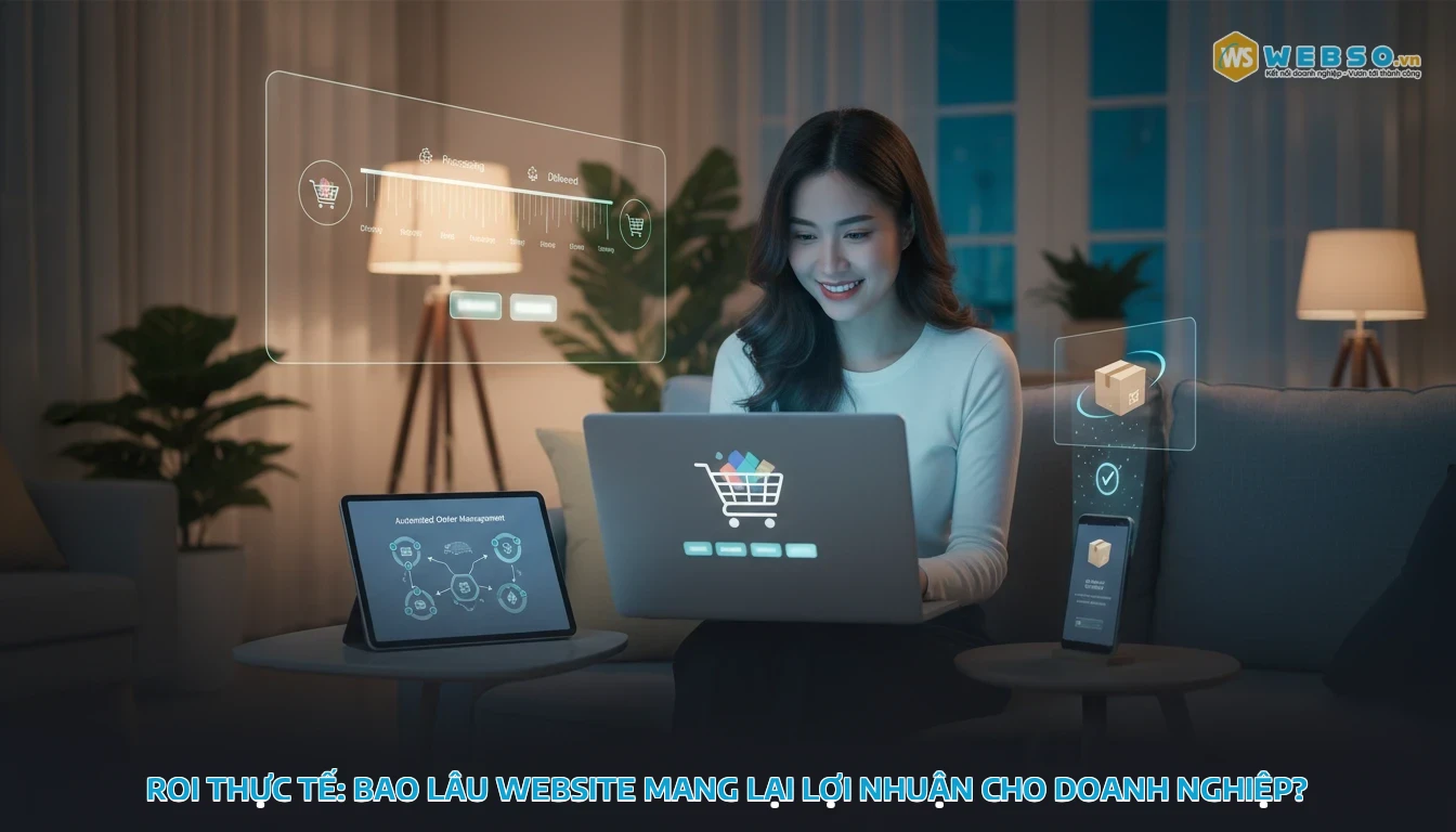 thiết kế web gò vấp - ROI Thực Tế: Bao Lâu Website Mang Lại Lợi Nhuận Cho Doanh Nghiệp?