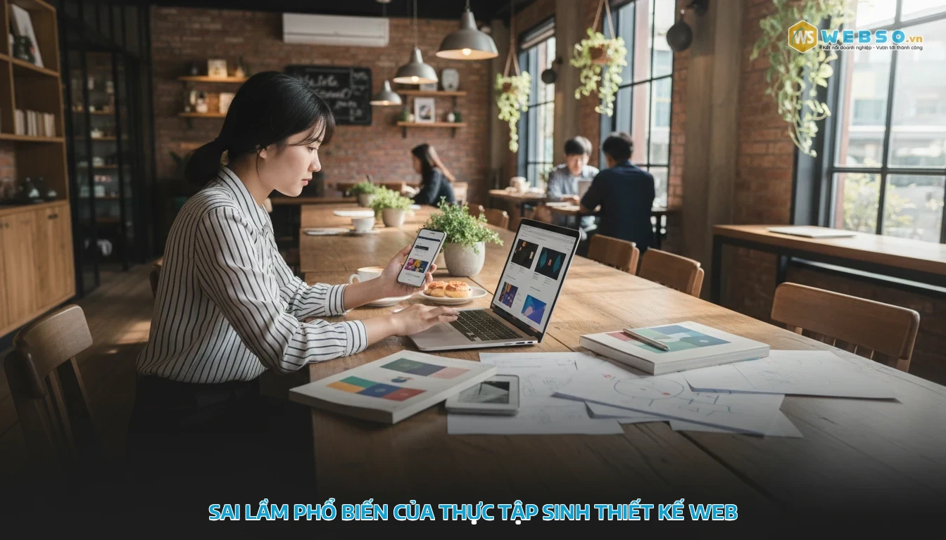 thực tập thiết kế web - Sai lầm phổ biến của thực tập sinh thiết kế web