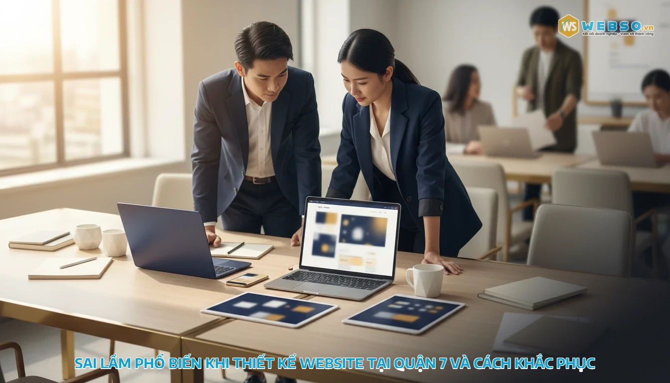thiết kế web quận 7 - Sai lầm phổ biến khi thiết kế website tại Quận 7 và cách khắc phục