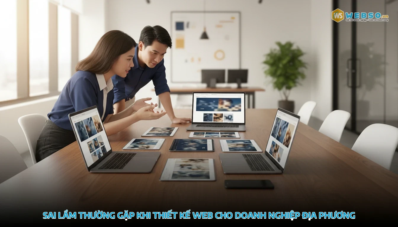 thiết kế web buôn ma thuột - Sai lầm thường gặp khi thiết kế web cho doanh nghiệp địa phương