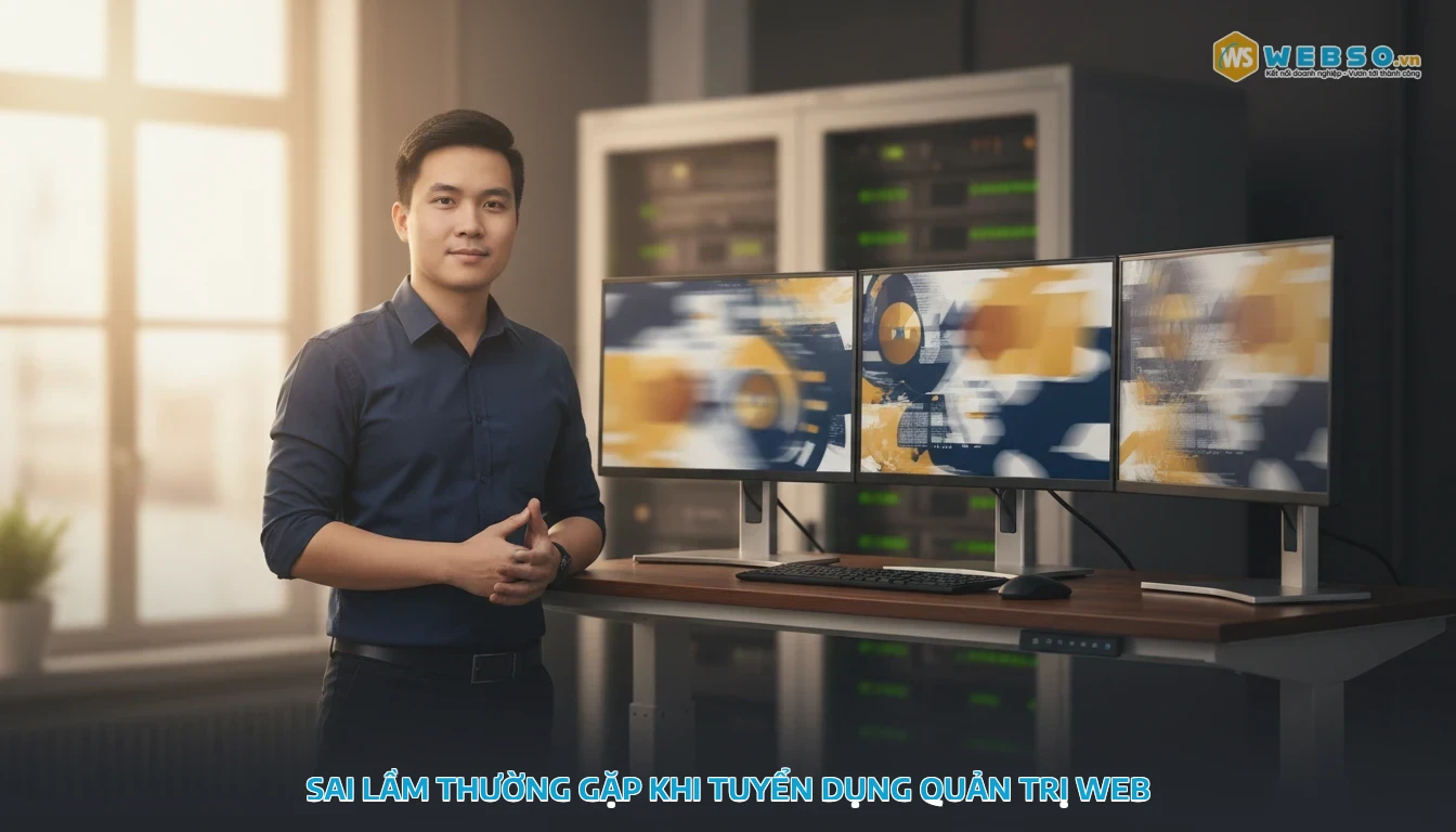 tuyển dụng nhân viên quản trị website - Sai lầm thường gặp khi tuyển dụng quản trị web