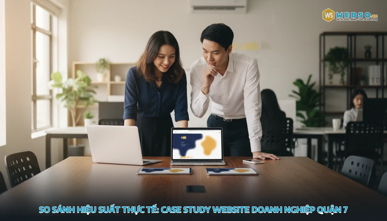 thiết kế web quận 7 - So sánh hiệu suất thực tế: Case study website doanh nghiệp Quận 7