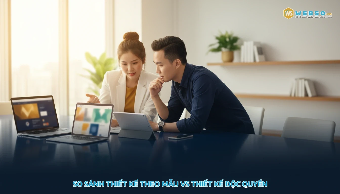 thiết kế website theo mẫu - So Sánh Thiết Kế Theo Mẫu Vs Thiết Kế Độc Quyền