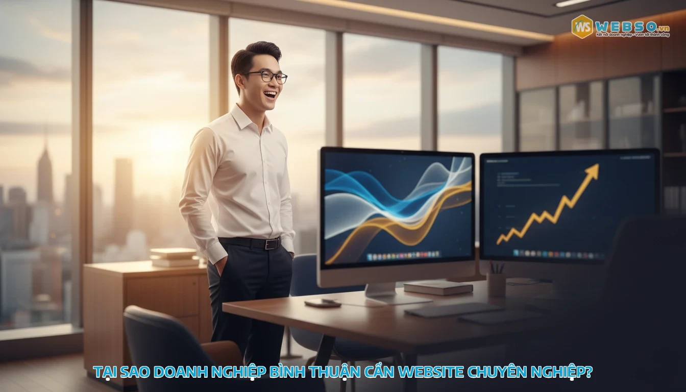 thiết kế website tại bình thuận - Tại sao doanh nghiệp Bình Thuận cần website chuyên nghiệp?