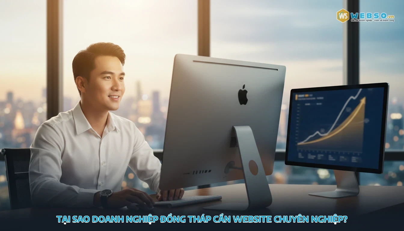 thiết kế website đồng tháp - Tại sao doanh nghiệp Đồng Tháp cần website chuyên nghiệp?
