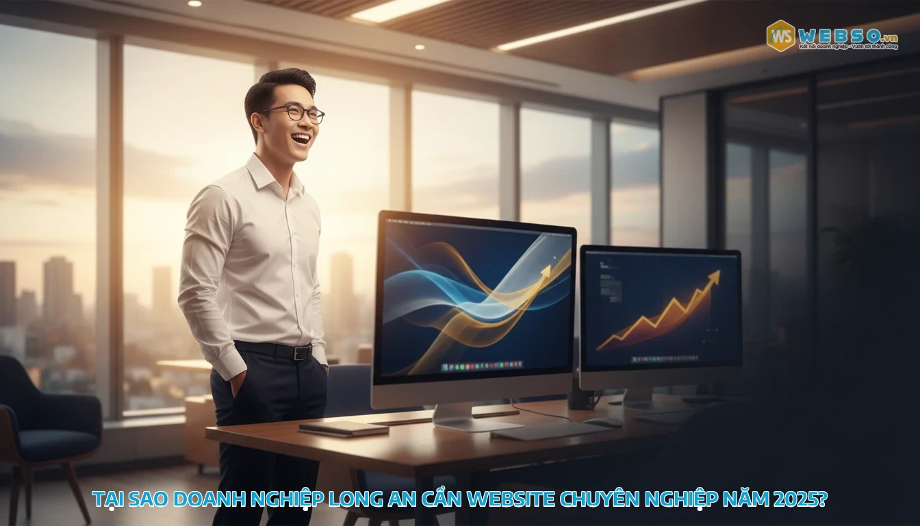 thiết kế website long an - Tại sao doanh nghiệp Long An cần website chuyên nghiệp?
