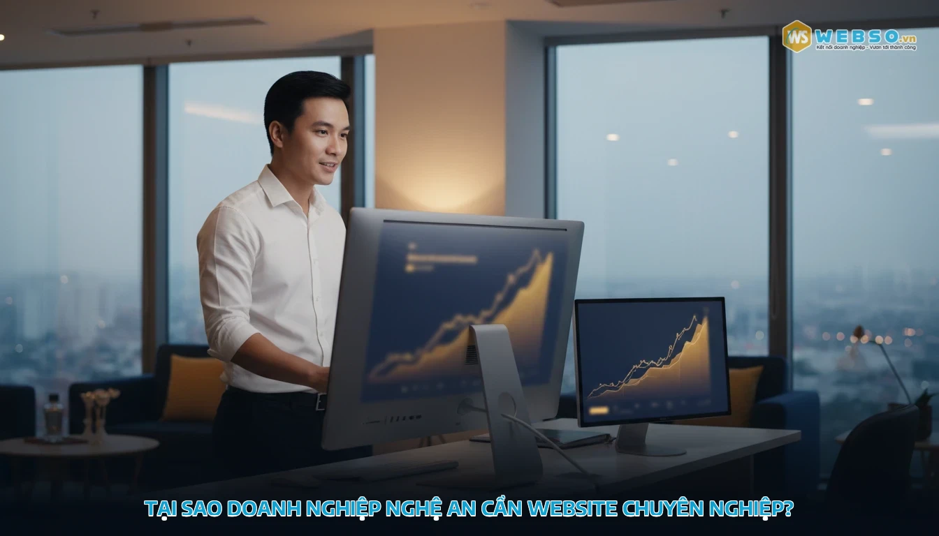 thiết kế website tại nghệ an - Tại sao doanh nghiệp Nghệ An cần website chuyên nghiệp?