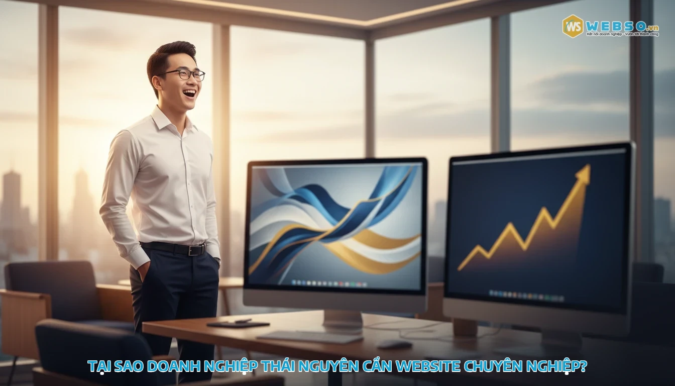 thiết kế website tại thái nguyên - Tại sao doanh nghiệp Thái Nguyên cần website chuyên nghiệp?