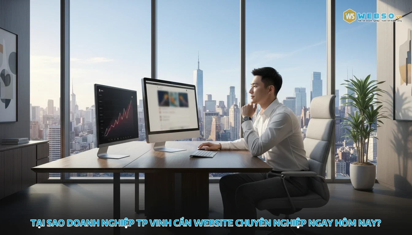 thiết kế web tại tp vinh - Tại Sao Doanh Nghiệp TP Vinh Cần Website Chuyên Nghiệp Ngay Hôm Nay?