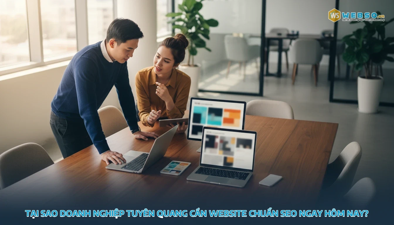 thiết kế website tại tuyên quang - Tại sao doanh nghiệp Tuyên Quang cần website chuẩn SEO ngay hôm nay?