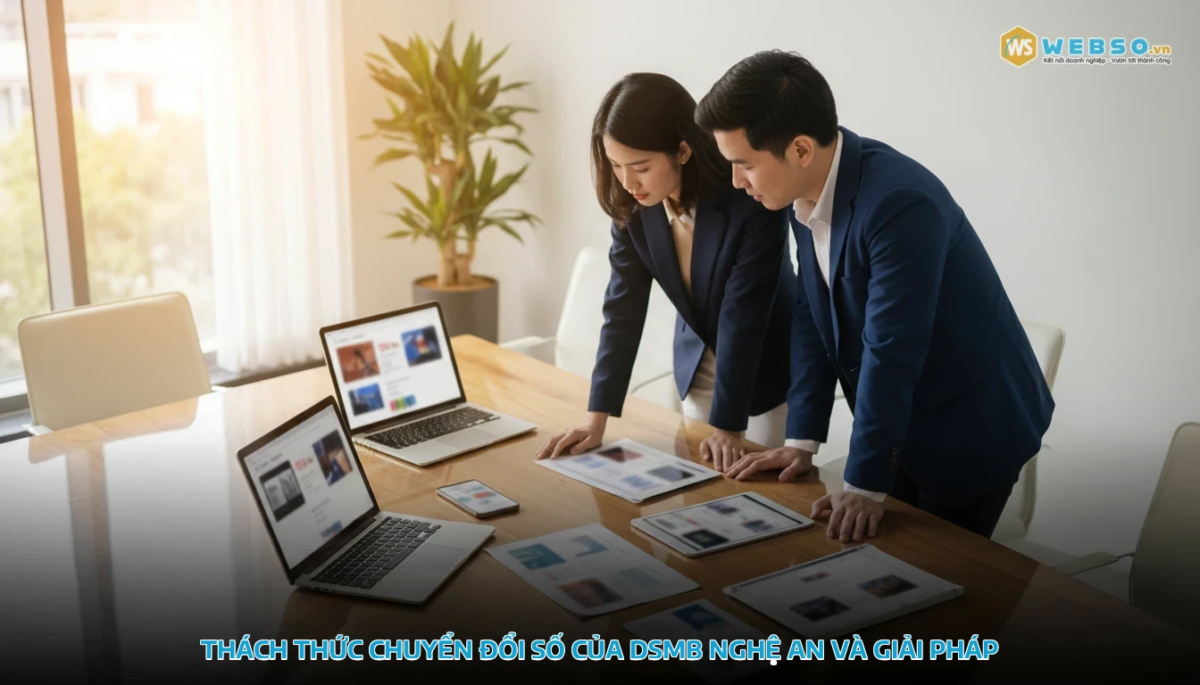 thiết kế website tại nghệ an - Thách thức chuyển đổi số của DSMB Nghệ An và giải pháp