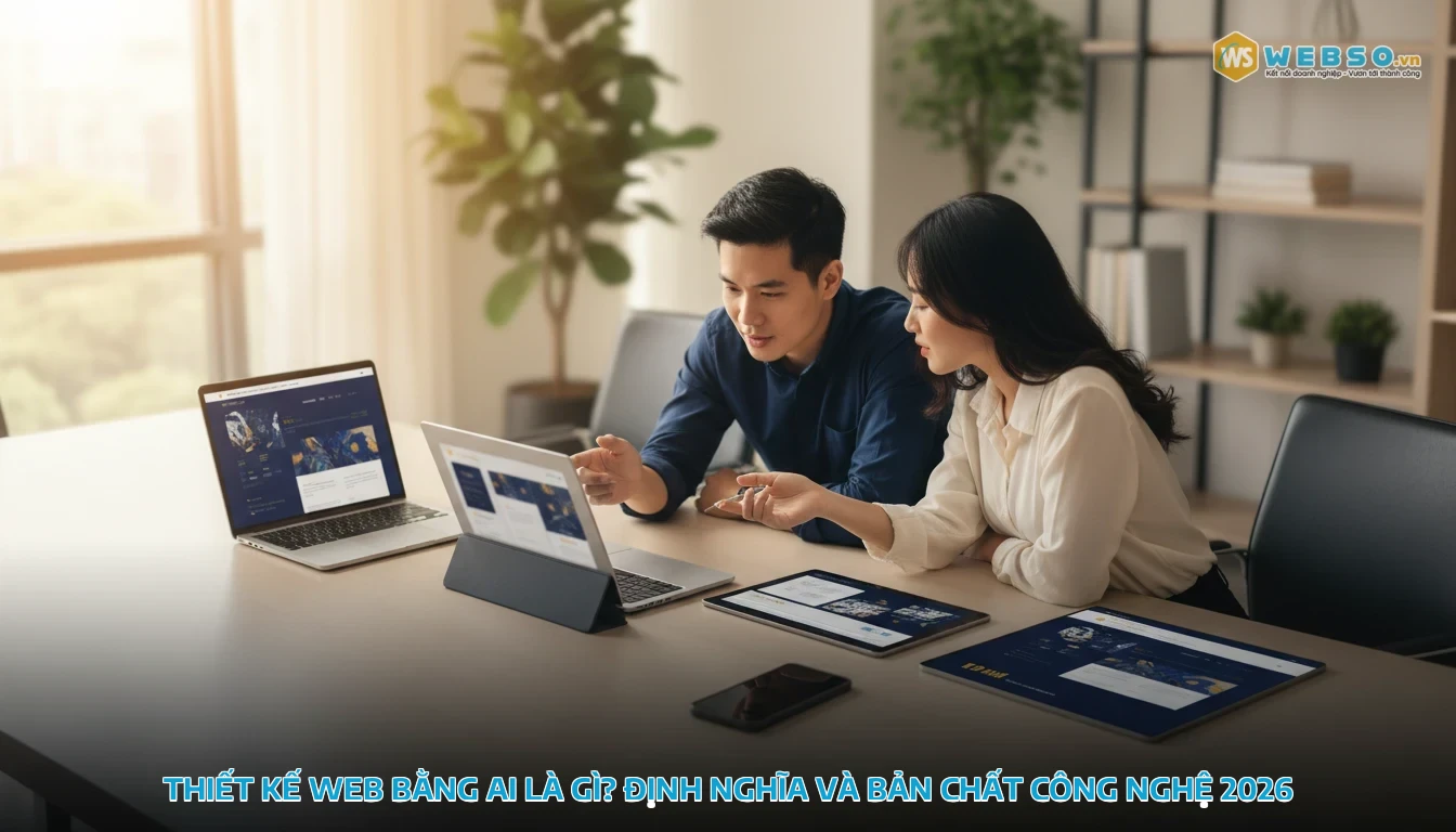 thiết kế web bằng ai - Thiết Kế Web Bằng AI Là Gì? Định Nghĩa và Bản Chất Công Nghệ 2026