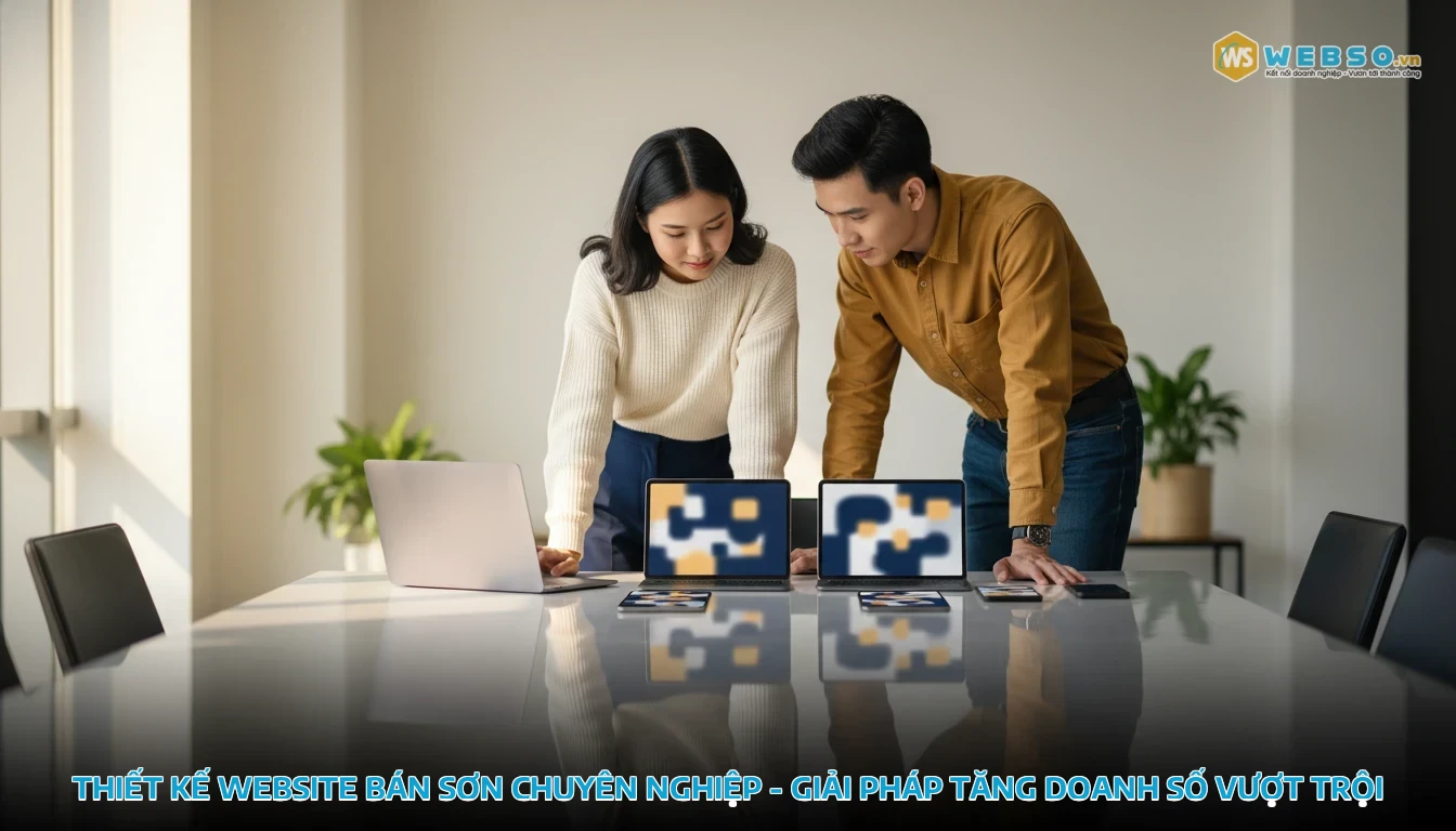 thiết kế website bán sơn - Thiết kế website bán sơn chuyên nghiệp - Giải pháp tăng doanh số vượt trội