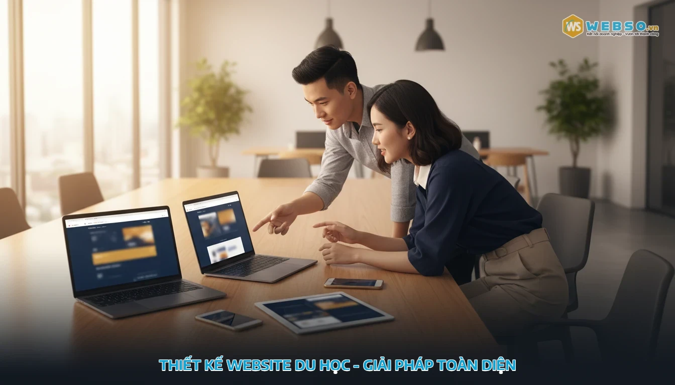 thiết kế website du học - Thiết kế website du học - Giải pháp toàn diện