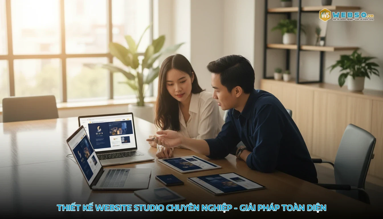 thiết kế website studio - Thiết kế website studio chuyên nghiệp - Giải pháp toàn diện