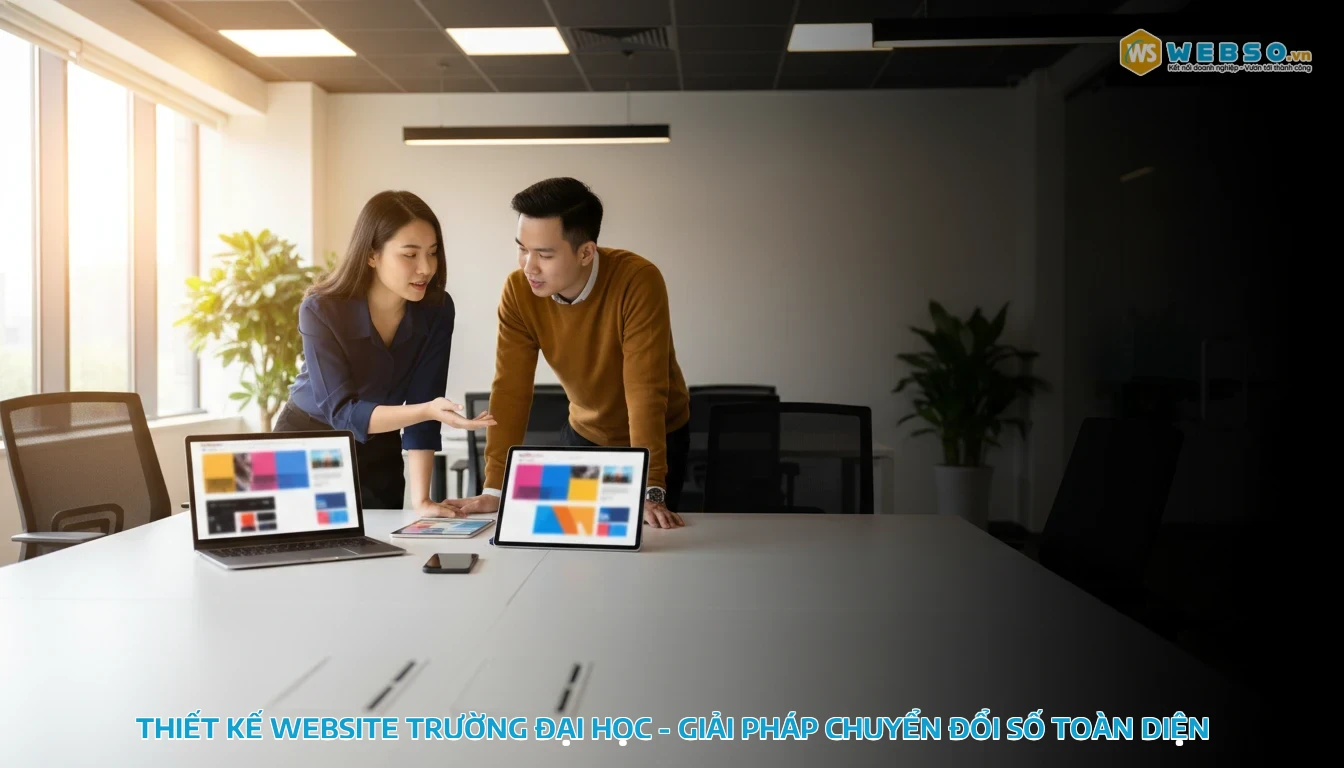 thiết kế website trường đại học - Thiết kế website trường đại học - Giải pháp chuyển đổi số toàn diện