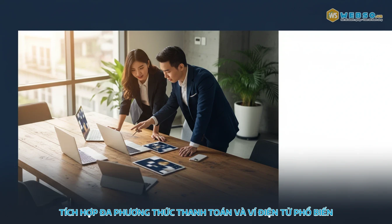 thiết kế web cho thuê xe - Tích hợp đa phương thức thanh toán và ví điện tử phổ biến