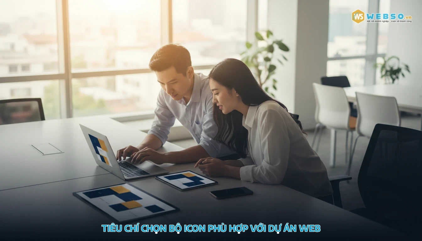 download bộ icon cho thiết kế web - Tiêu chí chọn bộ icon phù hợp với dự án web