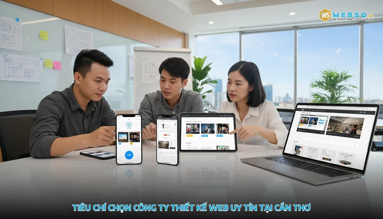 thiết kế web cần thơ - Tiêu chí chọn công ty thiết kế web uy tín tại Cần Thơ