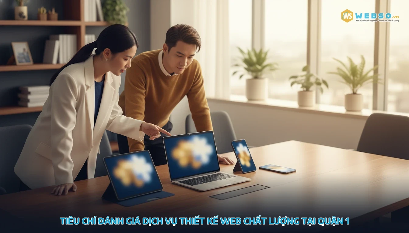 thiết kế web quận 1 - Tiêu chí đánh giá dịch vụ thiết kế web chất lượng tại quận 1