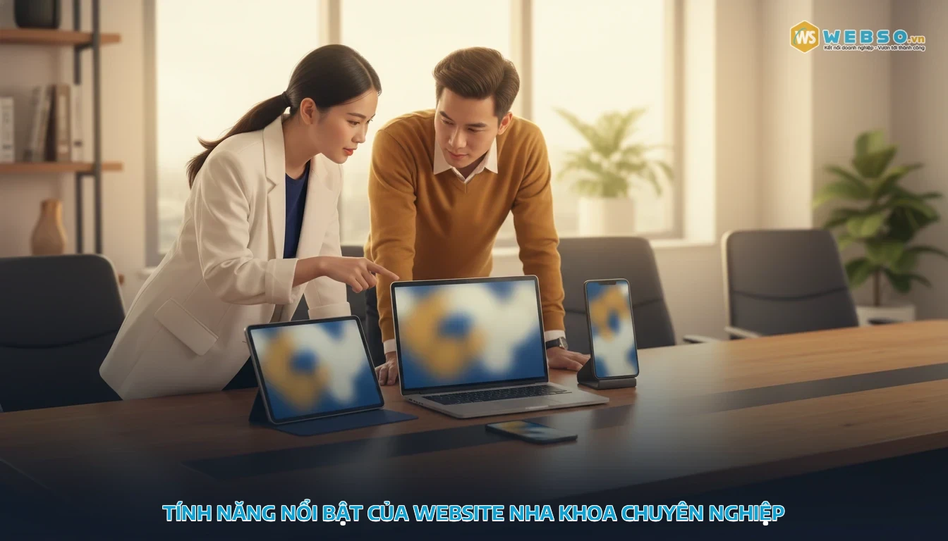 thiết kế website nha khoa - Tính năng nổi bật của website nha khoa chuyên nghiệp